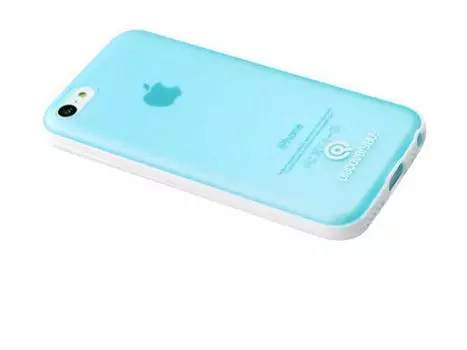 Чехол-накладка DiscoveryBUY Bright Series Hard для Apple iPhone SE/5S/5 (голубая)