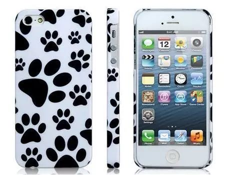 Чехол-накладка DiscoveryBUY Clown Print для Apple iPhone SE/5S/5 пластиковый (розовый)