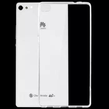 Чехол-накладка для Huawei P8 Lite силиконовый с бампером (прозрачный)