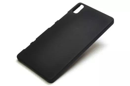 Чехол-накладка для Lenovo Z90 пластик soft touch (черный)