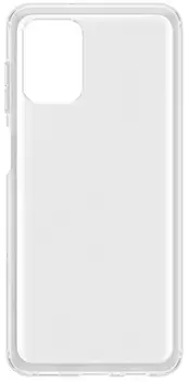 Чехол-накладка для Samsung Galaxy A12 силиконовый (прозрачный)