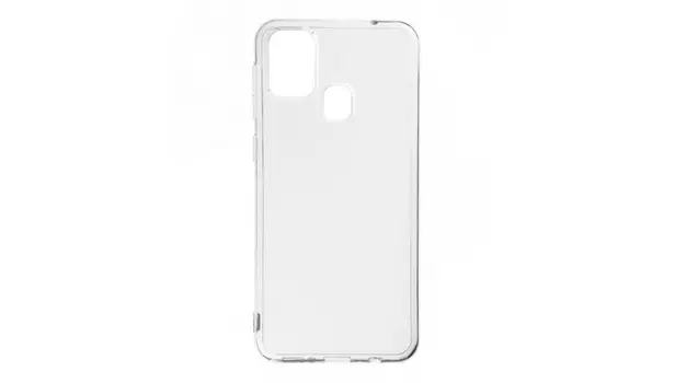 Чехол-накладка для Samsung Galaxy A21s силиконовый (прозрачный)