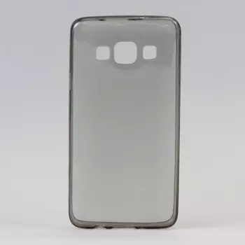 Чехол-накладка для Samsung Galaxy A3 SM-A300 силиконовый (темно-прозрачный)