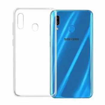 Чехол-накладка для Samsung Galaxy A40 (2019) SM-A405 силиконовый (прозрачный)