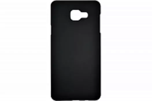 Чехол-накладка для Samsung Galaxy A7 (2016) SM-A710 силиконовый (под кожу черный)