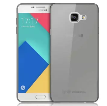 Чехол-накладка для Samsung Galaxy A7 (2016) SM-A710 силиконовый (прозрачно-черный)