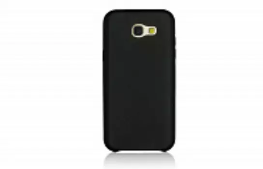 Чехол-накладка для Samsung Galaxy A7 (2017) A720 пластиковый Soft-touch (черный)