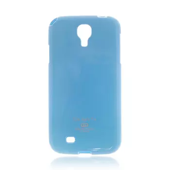 Чехол-накладка для Samsung Galaxy S4 пластиковый (прозрачно-голубой)