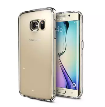 Чехол-накладка для Samsung Galaxy S6 Edge SM-G925 силиконовый (прозрачный)