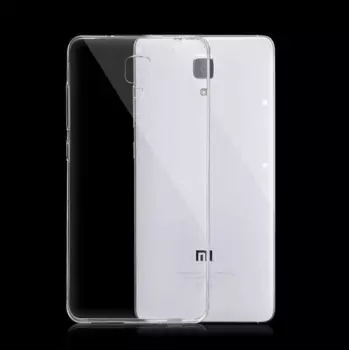 Чехол-накладка для Xiaomi Mi4 силиконовый с жесткой основой (прозрачный)