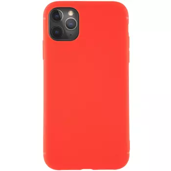 Чехол-накладка FaisON Matte Series для Apple iPhone 11 Pro силиконовый (матовый красный)