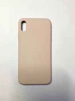Чехол-накладка FaisON Silicone Case для Apple iPhone XS Max (розовый песок)