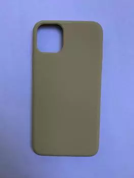 Чехол-накладка FaisON Silicone Case для Apple iPhone 11 Pro Max (кремовый)