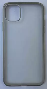 Чехол-накладка FaisON Stylish Series для Apple iPhone 11 Pro Max силиконовый (серебристый)