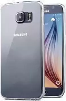 Чехол-накладка Hoco Light Series для Samsung Galaxy S6 Edge (G925F) силиконовый (прозрачно-черный)