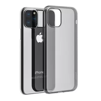 Чехол-накладка Hoco Light Series TPU для iPhone 11 Pro Max силиконовый (прозрачно-черный)