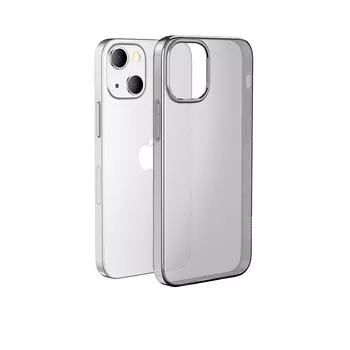 Чехол-накладка Hoco Light Series TPU для iPhone 13 Mini силиконовый (прозрачно-черный)