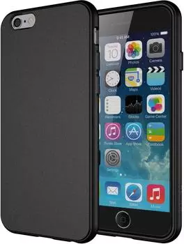 Чехол-накладка j-case 0.5mm THIN для Apple iPhone 6 Plus/6S Plus силикон (Black)
