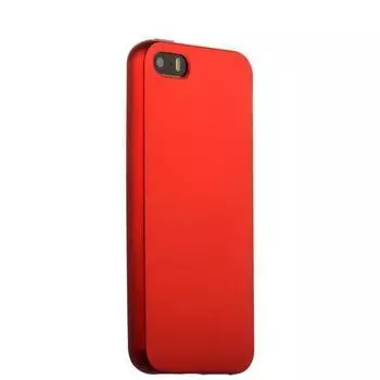 Чехол-накладка j-case 0.5mm THIN для Apple iPhone SE/5S/5 силикон (красный)