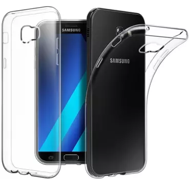 Чехол-накладка j-case 0.5mm THIN для Samsung Galaxy A3 (2017) SM-A320 силикон (прозрачный)