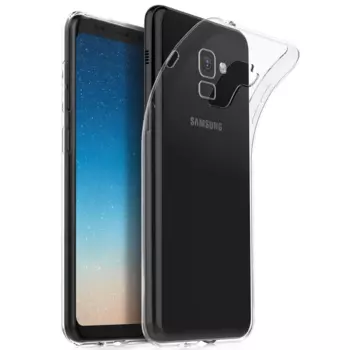 Чехол-накладка j-case 0.5mm THIN для Samsung Galaxy A8 (2018) SM-A530 силикон (прозрачный)