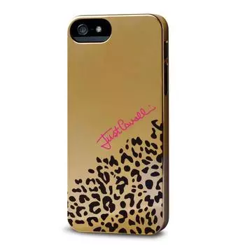 Чехол-накладка Just Cavalli Lridescen для Apple iPhone SE/5S/5 (Gold)
