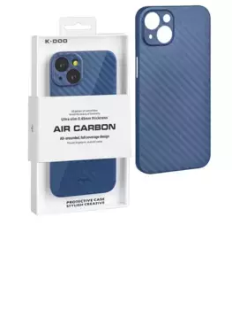 Чехол-накладка K-Doo Air Carbon для iPhone 13 поликарбонат (синий)