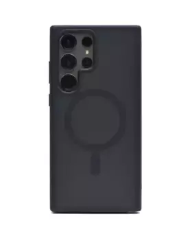 Чехол-накладка Keephone Mag Snap Case для Samsung Galaxy S25 Ultra матовый (прозрачно-черный)