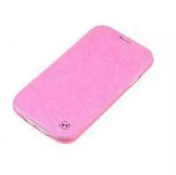 Чехол-накладка Kuchi для Samsung Galaxy S4 искусственная кожа (розовый питон)