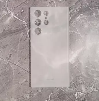 Чехол-накладка Kzdoo Air Skin Ultra slim для Samsung Galaxy S23+ пластиковый (прозрачно-белый)