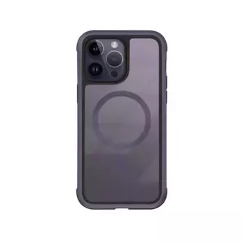 Чехол-накладка Kzdoo Mag Ares Magsafe для iPhone 14 Pro Max пластиковый (фиолетовая рамка)