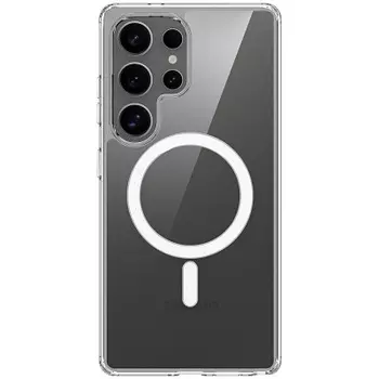 Чехол-накладка Kzdoo Mag Guardian Magsafe для Samsung Galaxy S25 Ultra пластиковый (прозрачный)