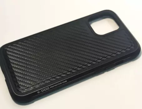 Чехол-накладка Kzdoo Mag Mars Magsafe Series для iPhone 14 Pro пластиковый (карбоновый черный)