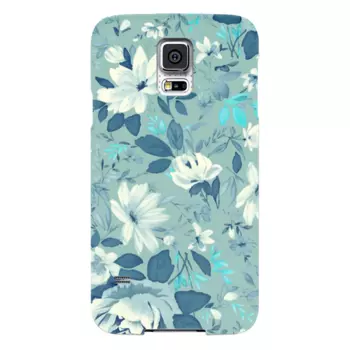 Чехол-накладка Lily для Samsung Galaxy S5 (SM-G900) силиконовый (цветы)