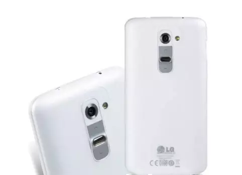 Чехол-накладка Melkco Poly Jacket TPU для LG G2 силиконовый (прозрачно-белый)