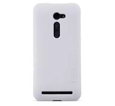 Чехол-накладка Nillkin Frosted Shield для Asus Zenfone 2 ZE500СL пластиковый (белый)