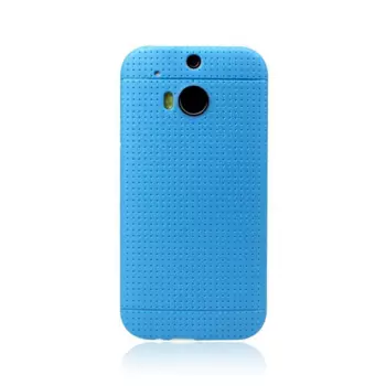 Чехол-накладка Nillkin Frosted Shield для HTC One М8 пластиковый (голубой)