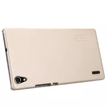 Чехол-накладка Nillkin Frosted Shield для Huawei Ascend P7 пластик (золотой)