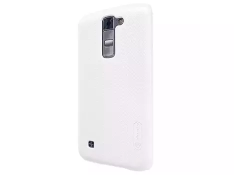 Чехол-накладка Nillkin Frosted Shield для LG K7 (X210DS) пластиковый (белый)