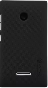 Чехол-накладка Nillkin Frosted Shield для Microsoft Lumia 435 (пластиковый) (черный)