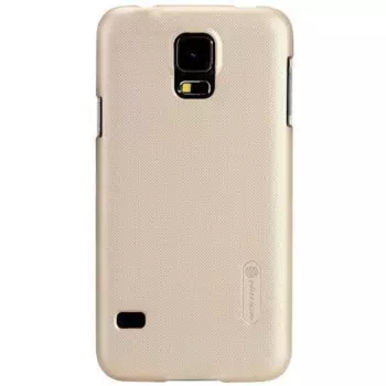 Чехол-накладка Nillkin Frosted Shield для Samsung Galaxy S5 (пластиковый) (золотой)