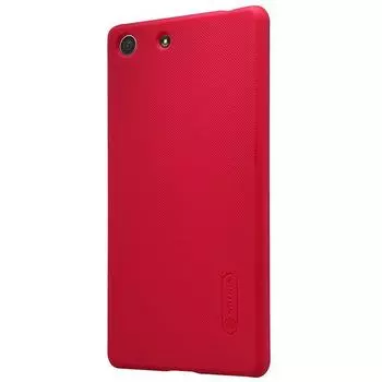 Чехол-накладка Nillkin Frosted Shield для Sony Xperia M5 / M5 Dual пластиковый (красный)