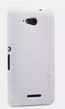 Чехол-накладка Nillkin Frosted Shield для Sony Xperia E4g / E4g Dual пластиковый (белый)
