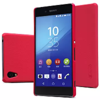 Чехол-накладка Nillkin Frosted Shield для Sony Xperia Z4/ Z3+/ Z3 Plus пластиковый (красный)