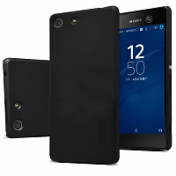 Чехол-накладка Nillkin Frosted Shield для Sony Xperia M5 / M5 Dual пластиковый (черный)
