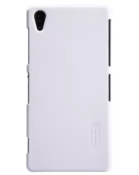 Чехол-накладка Nillkin Frosted Shield для Sony Xperia Z2 (L50) пластиковый (белый)