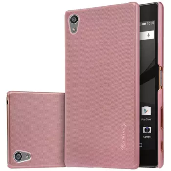 Чехол-накладка Nillkin Frosted Shield для Sony Xperia Z5 Premium пластиковый (розовый)