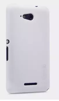 Чехол-накладка Nillkin Frosted Shield для Sony Xperia E4 / E4 Dual пластиковый (белый)