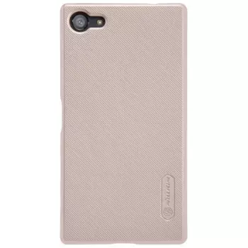 Чехол-накладка Nillkin Frosted Shield для Sony Xperia Z5 Compact пластиковый (золотой)