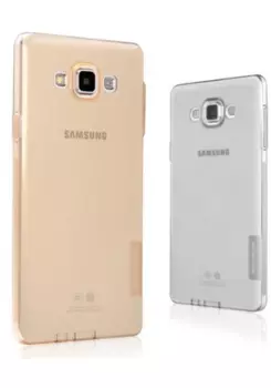 Чехол-накладка Nillkin Nature 0.6mm для Samsung Galaxy A7 SM-A700 силиконовый (прозрачный)